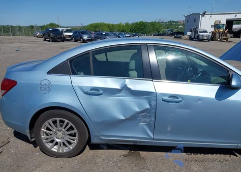 2011 Chevrolet Cruze Eco из США, поврежденный, VIN 1G1PJ5S95B7241298